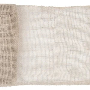 Jute Tischläufer 26cm x 5m hellnatur / creme