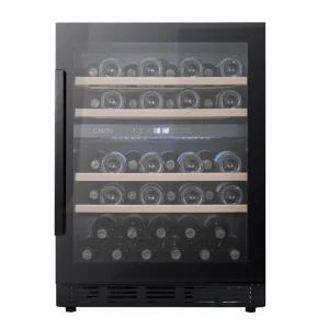 Weinkühlschrank 46 Flaschen Cavin Arctic Collection 60D Fullglass Black