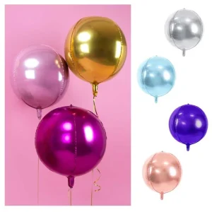 Folienballon Kugel einfarbig 40cm