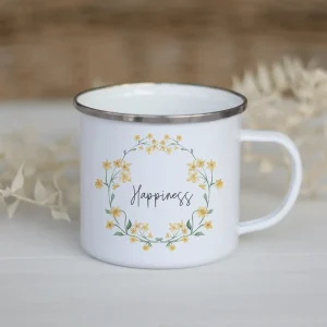 Emailletasse | Happiness