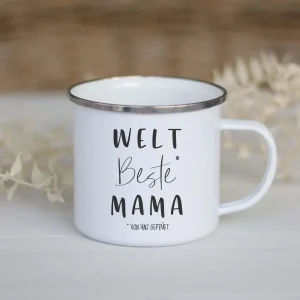 Emailletasse | Weltbeste Mama