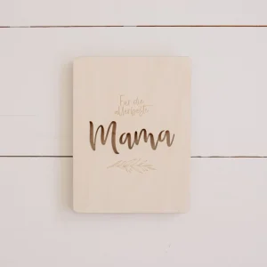 Holzkarte | Allerbeste Mama
