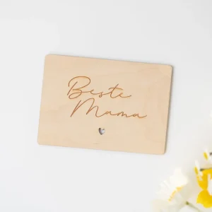 Holzkarte | Beste Mama