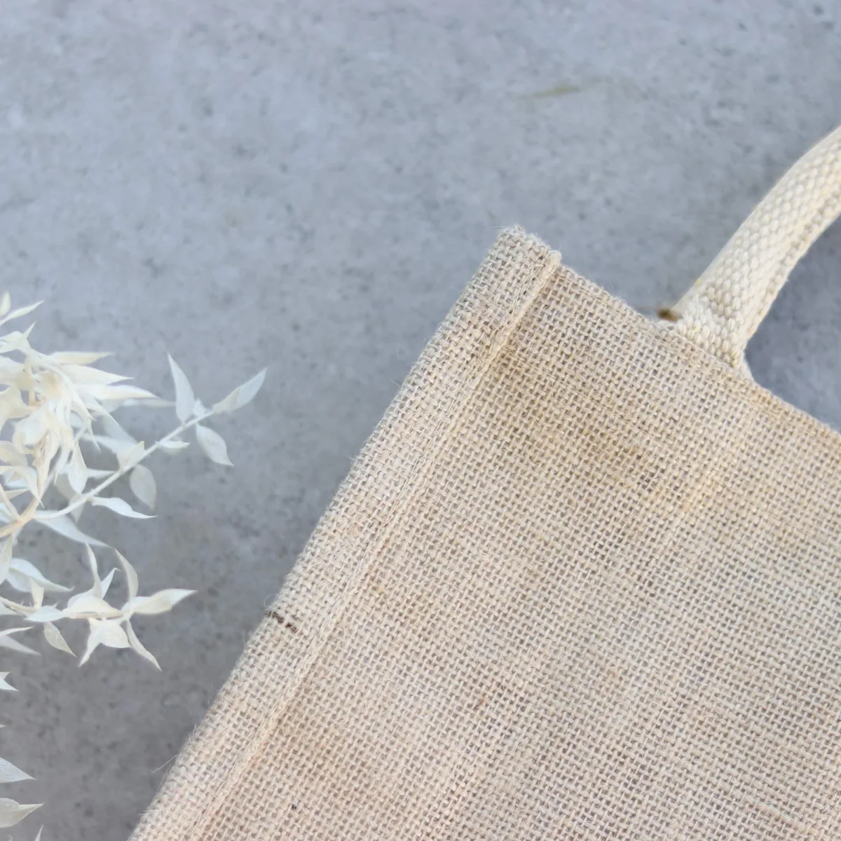 Personalisierte Jutetasche | Initiale Name – Bild 3