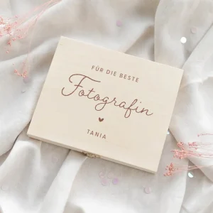 Personalisierte Merci Holzbox | Hochzeit Beste