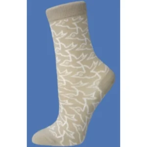 Socken Möwe in beige